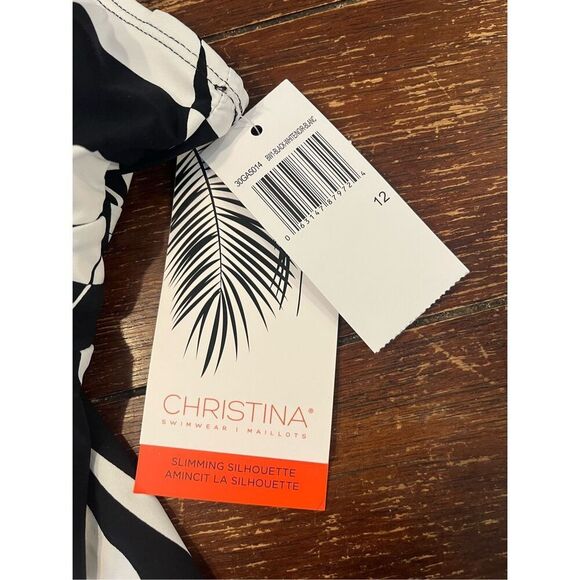 Christina Women’s Floral V-Neck One-Piece with Underwire Support, Tummy Tamer - Picture 5 of 8